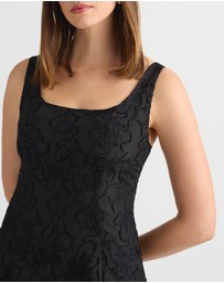 David Lawrence - Darden Jacquard Dress