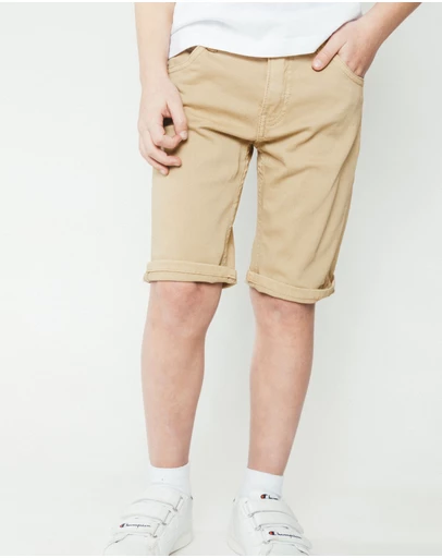 TYGO&vito - Quinn Slim Twill Shorts - Kids-Teens