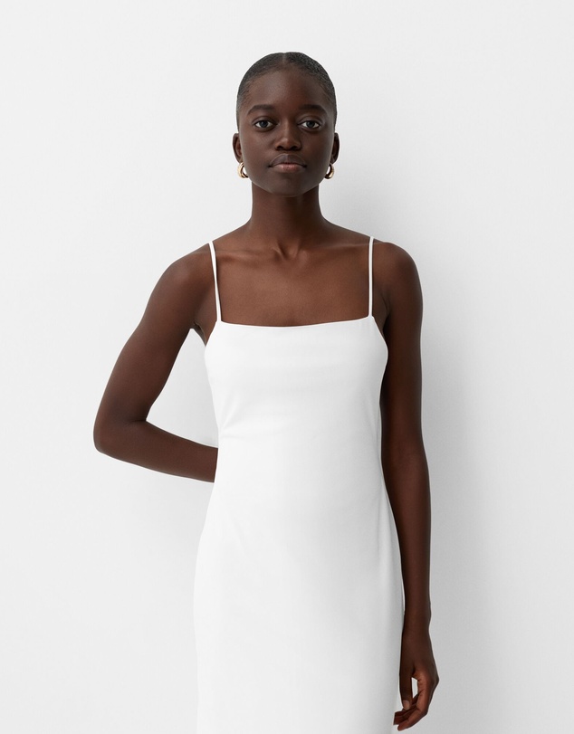 midi dress bershka Long