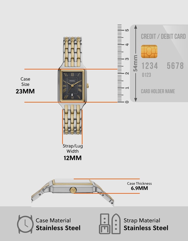 Fossil - Raquel Two Tone Analogue Watch
