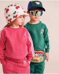 Huxbaby - Cherry Racer Stripe Sweatshirt - Babies-Kids