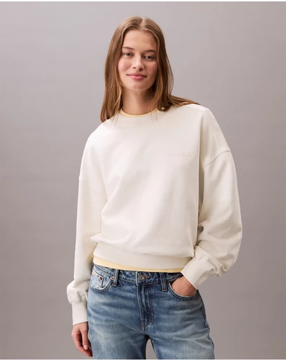 Calvin Klein - Cotton Terry Sweatshirt