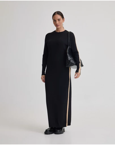Oxford - Pipper Knitted Contrast Panel Dress