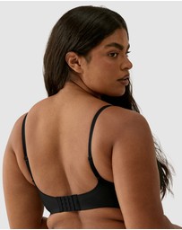 Naturana - Side Smoothing V Neck Wirefree Padded Bra