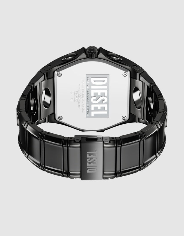 Diesel - D-Curve Gun-Metal Chronograph Watch