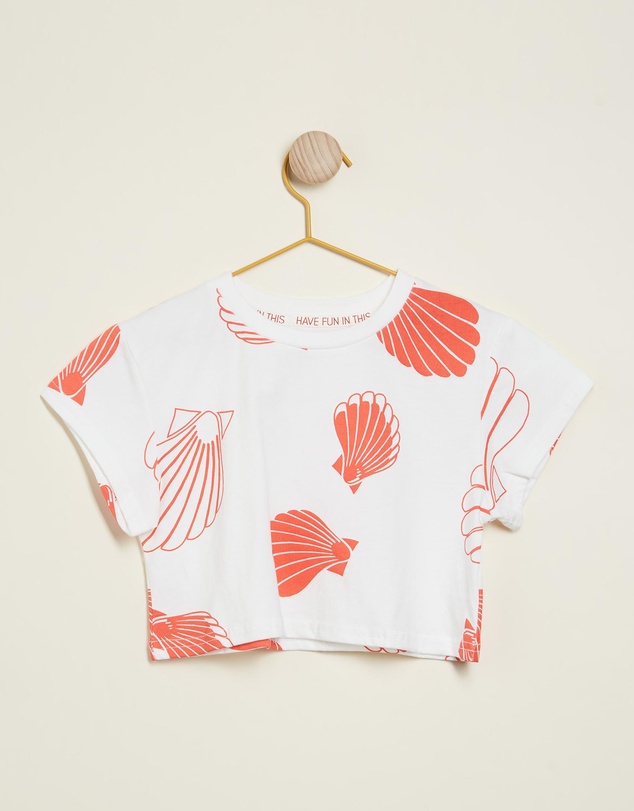 PLAY etc - Clam Crop Tee - Kids-Teens