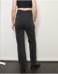 Soon Maternity - Straight Leg Overbelly Jeans