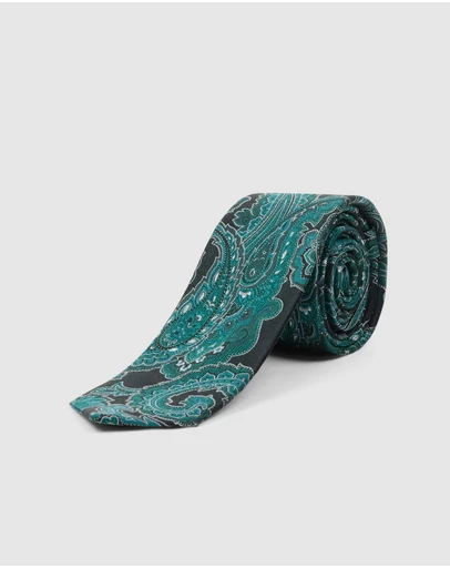Tarocash - Ayrfield Paisley Silk Tie