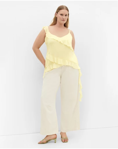 City Chic - Waverly Frill Top