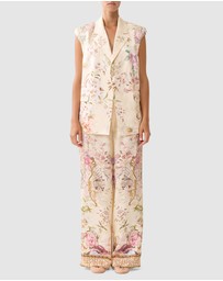 Camilla - Wide Leg Waisted Pants