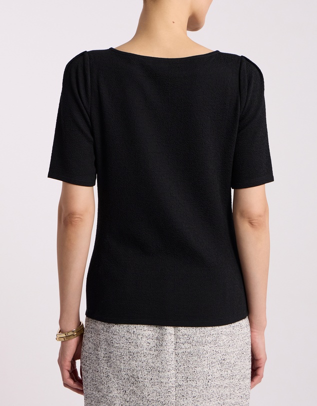 David Lawrence - Solana Textured Jersey Top