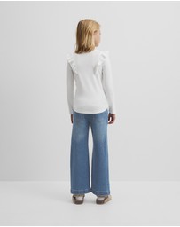 Country Road - Long Sleeve Logo Frill T-shirt