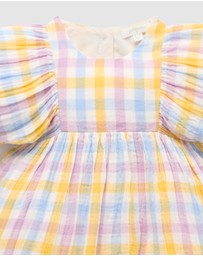 Purebaby - Gathered Dress -Kids-Babies