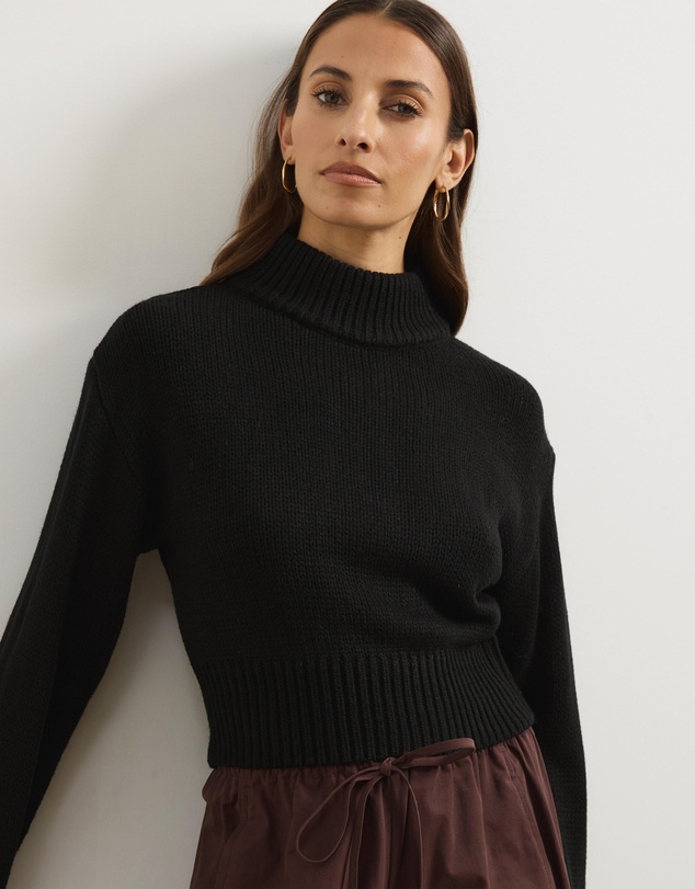 Atmos&Here - Zulu Textured Roll Neck Jumper
