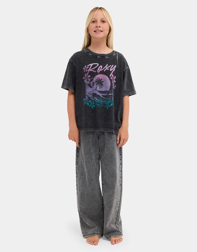 Roxy - Girls 8 to 16 Eveoversize Washed T-Shirt