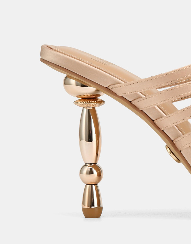 Wittner - Yasmin High Sandals Champagne Satin