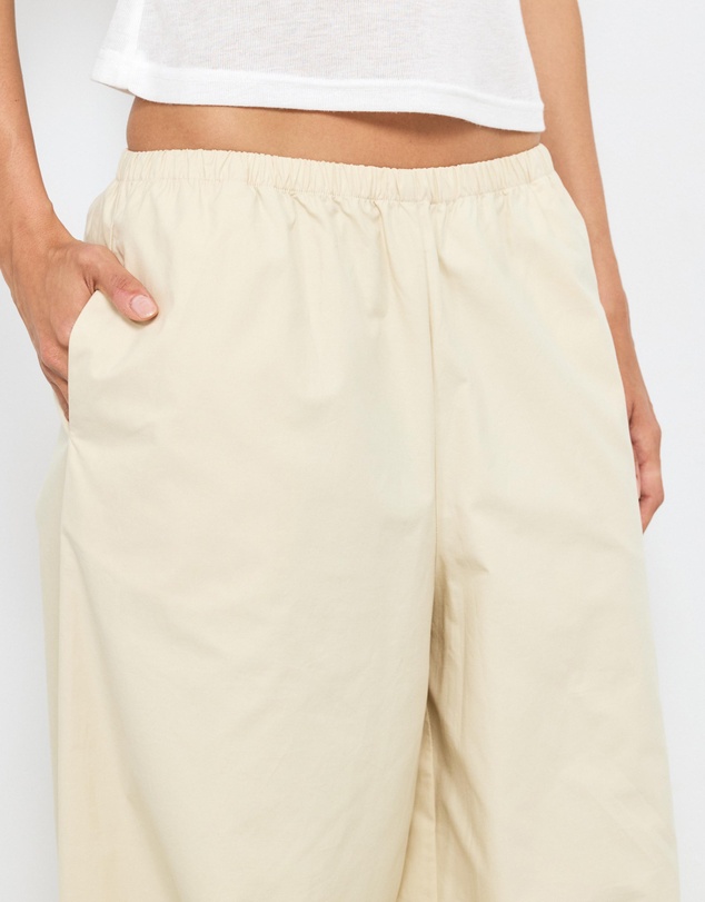 AERE - Nora Organic Cotton Barrel Leg Pants