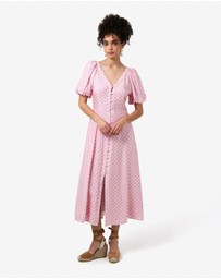 Forcast - Almeria Polka Dot Dress