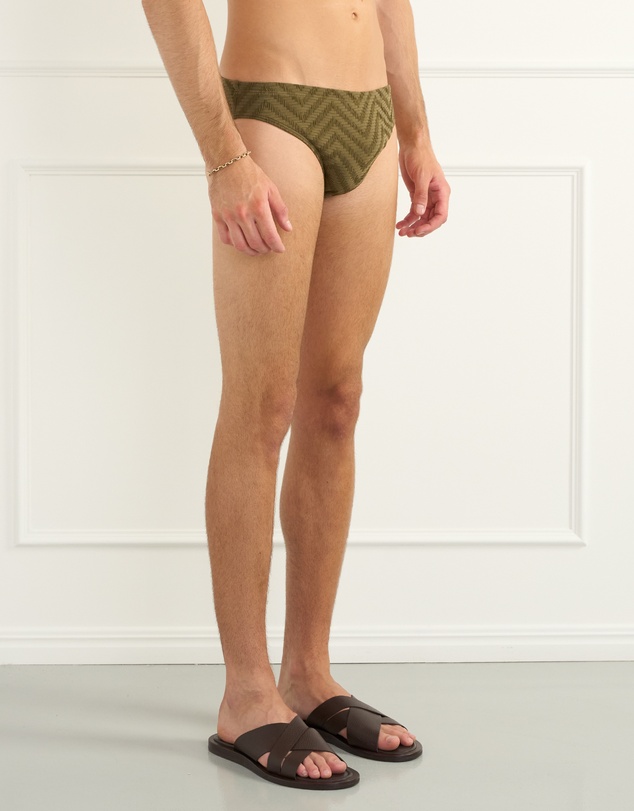 Aqua Blu Australia - Building Blocks Khaki Racer Briefs