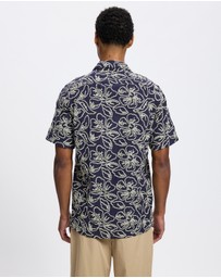 Paul Smith - Floral Embroidery SS Shirt