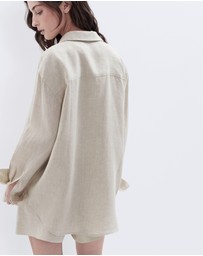 UNISON - The Classic Oversized Linen Shirt