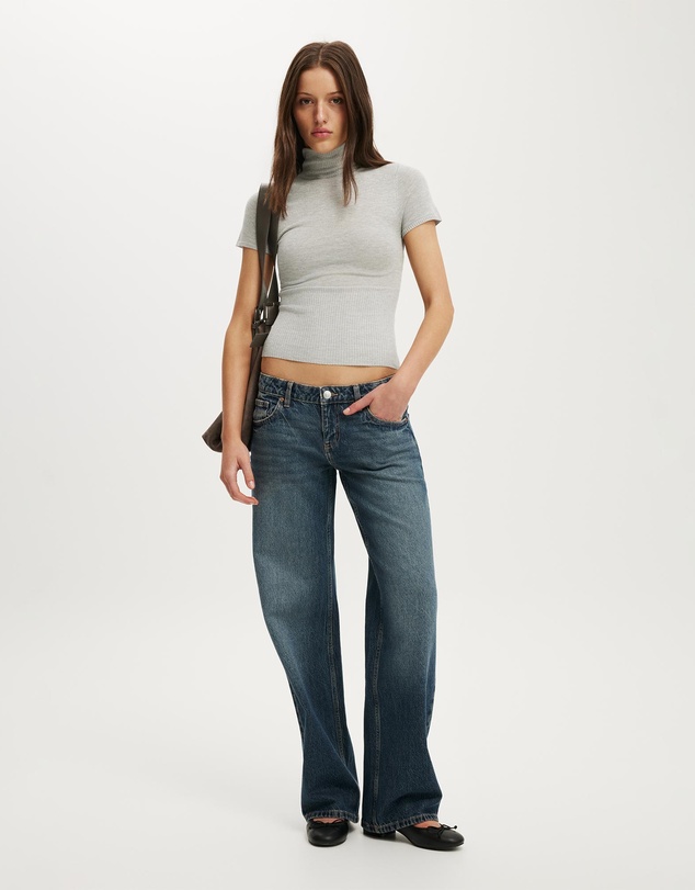 Cotton On - Close Knit Ss Roll Neck