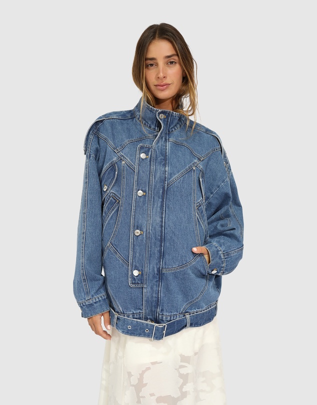 Belle & Bloom - Downtown Denim Oversized Jacket