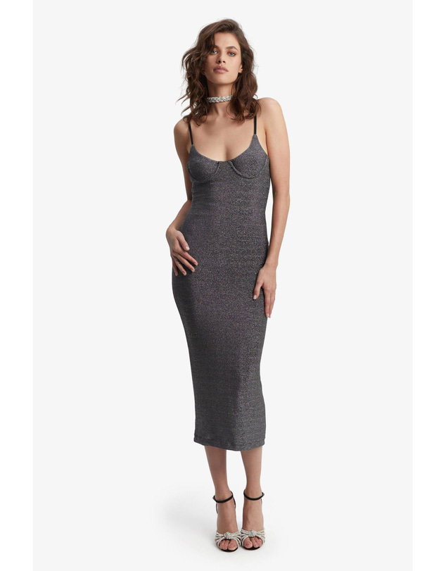 Bardot - Saoirse Lurex Midi Dress