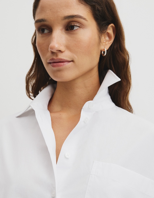 Country Road - Drape Sleeve Cotton Shirt