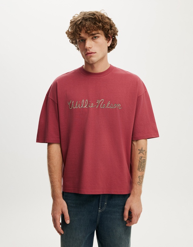 Cotton On - Cropped Fit Music T-Shirt