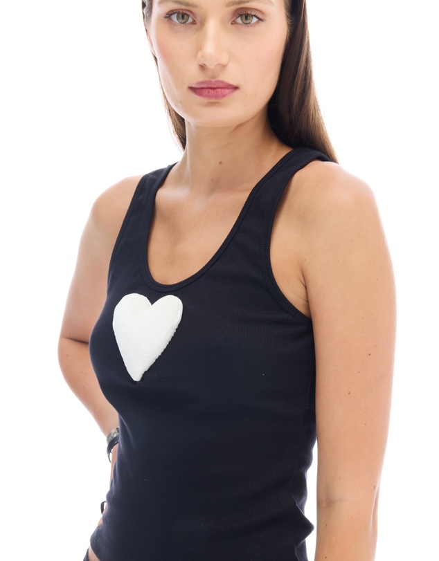 THE TALES - We Love 3D Velvet Heart Singlet