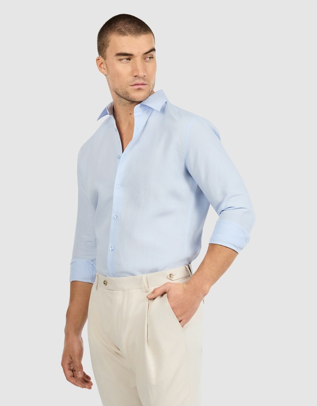 Tarocash - Tide Slim Linen Lyocell Shirt