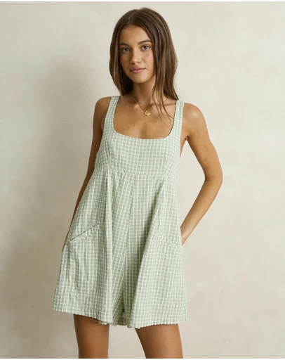 Rhythm - Kirri Check Romper