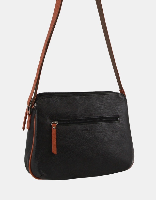 Milleni - Milleni Ladies Nappa Leather Cross-Body Bag