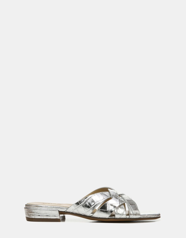 Naturalizer - Ashford Slide - Silver Croc