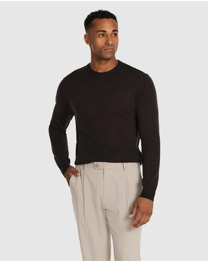Tarocash - Wesley Merino Wool Crew Knit