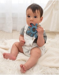 Playground - Silicone Splash Teether - Steel Blue