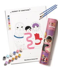 Journey Of Something - Kids Paint by Numbers - Babushkas