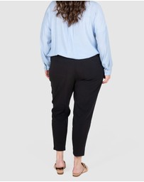 Love Your Wardrobe - Ally Twill Stretch Drawcord Pants