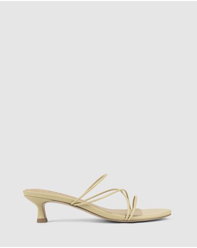 Custard Yellow Leather