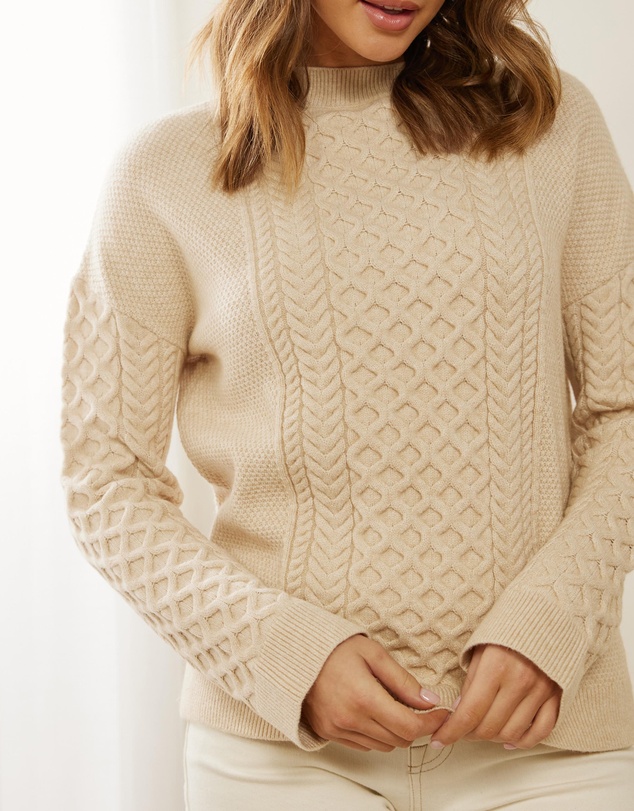 Atmos&Here - Nicola Cable Knit Jumper