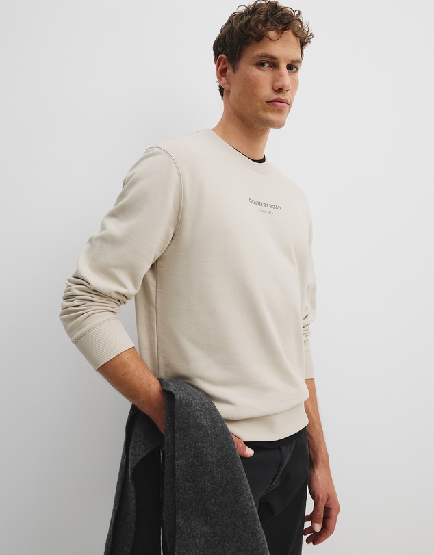 Country Road - Australian Cotton Modern Logo Sweat
