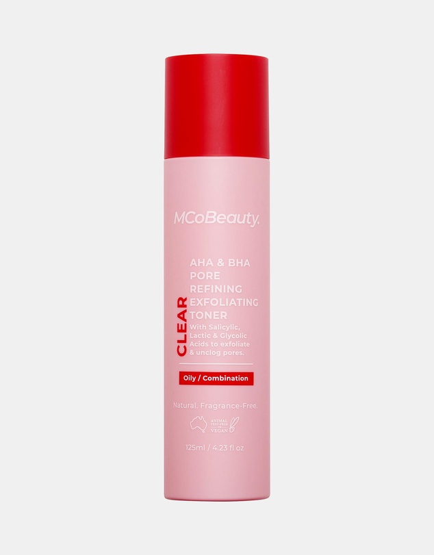 MCoBeauty - Clear AHA & BHA Pore Refining Exfoliating Toner 125ml