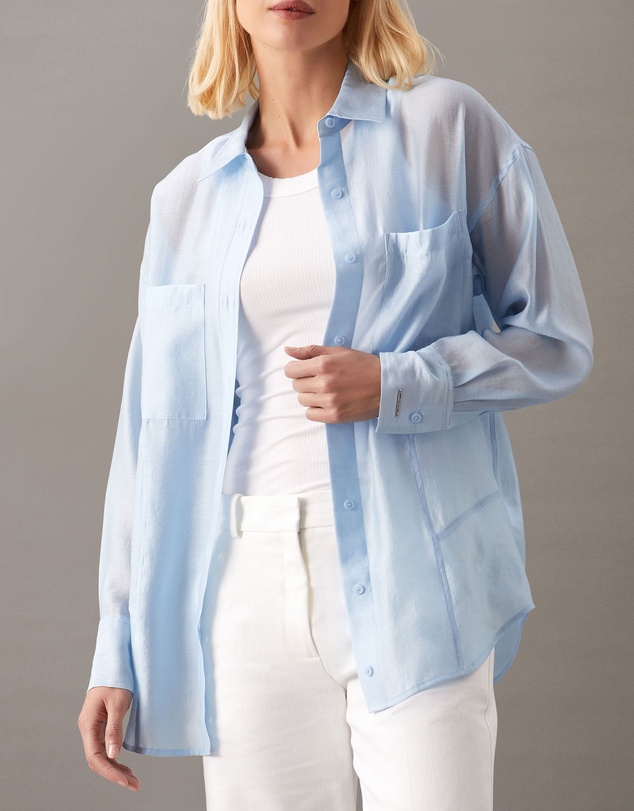 Calvin Klein - Sheer Relaxed Shirt