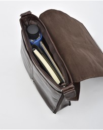 Cobb & Co - Notting Leather RFID Expandable Satchel