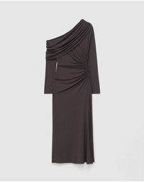 & Other Stories - Draped Midi Dress