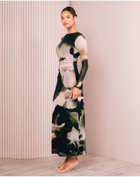 Azzurielle - Nilos Long Sleeve Maxi Dress