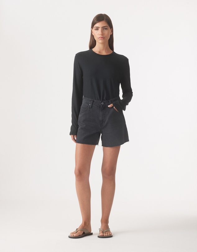 Outland Denim - Edie High Relaxed Shorts