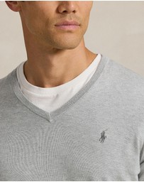 Polo Ralph Lauren - Slim Fit Cotton V-Neck Sweater