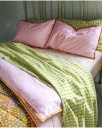 Mosey Me - Citrus Seersucker Flat Sheet